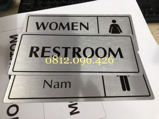 Biển báo nhà vệ sinh nam nữ, biển báo wc nam nữ giá rẻ