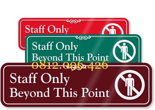 bien-satff-only1 Bảng phòng nhân viên, biển staff only