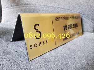 BIỂN CHỮ A ĐỂ BÀN CHỨC DANH