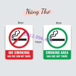 Biển khu vực hút thuốc ( area smoking )