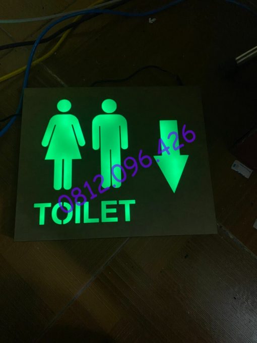 bien-toilet-wc-tha-tran5-min Làm biển toilet, wc có đèn thả trần 2 mặt